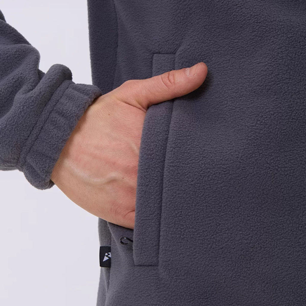 RODOS Толстовка на молнии мужская флис М-322 Черный  фото 36