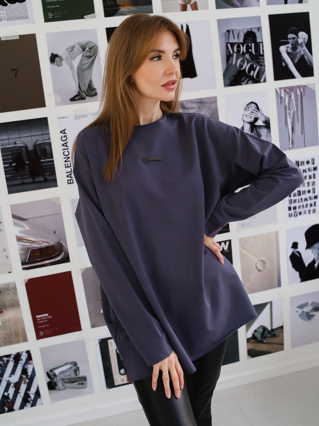 Лонгслив Basic, графит