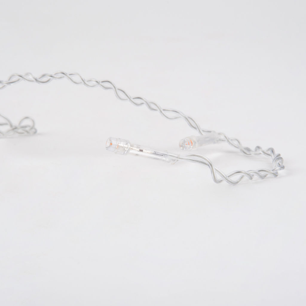 ULD-B2005-048/DTA PINK IP20 Бахрома светодиодная, 2м. 48 светодиодов. Розовый свет. Провод прозрачный. ТМ Uniel