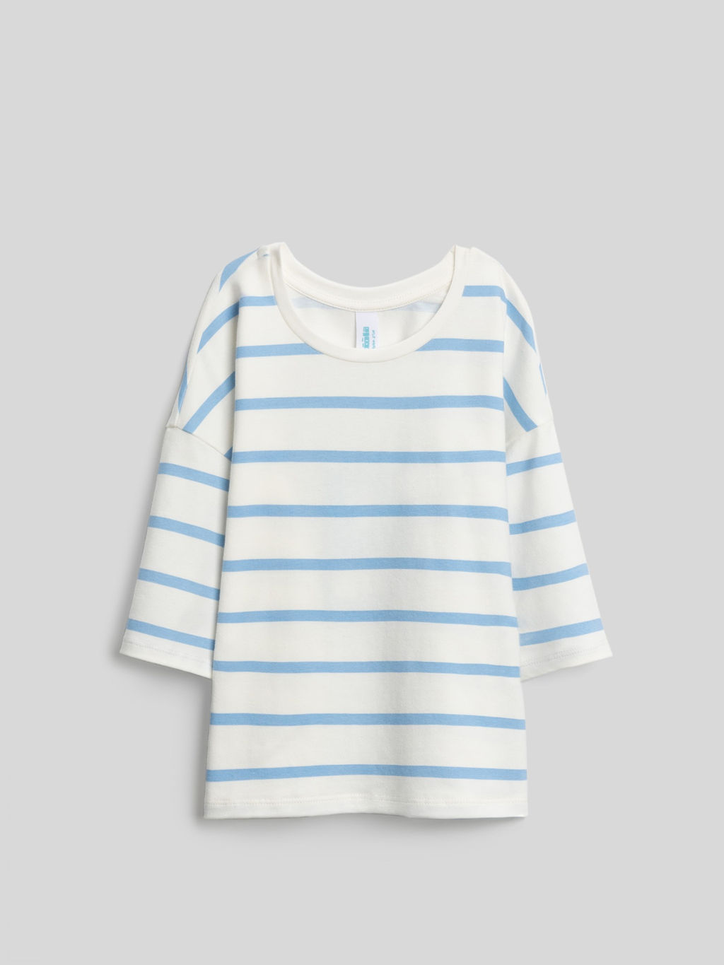 ACOOLA / Футболка детская для девочек Mirteza голубая полоска тельняшка