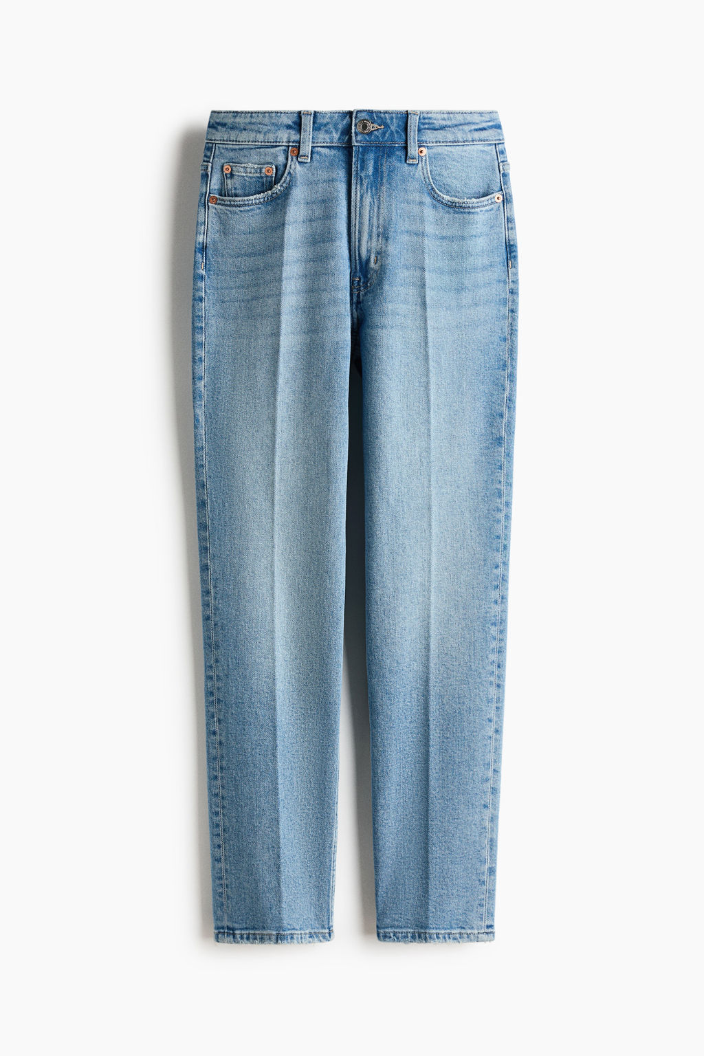 Slim Straight High Ankle Jeans - H&m фото 2