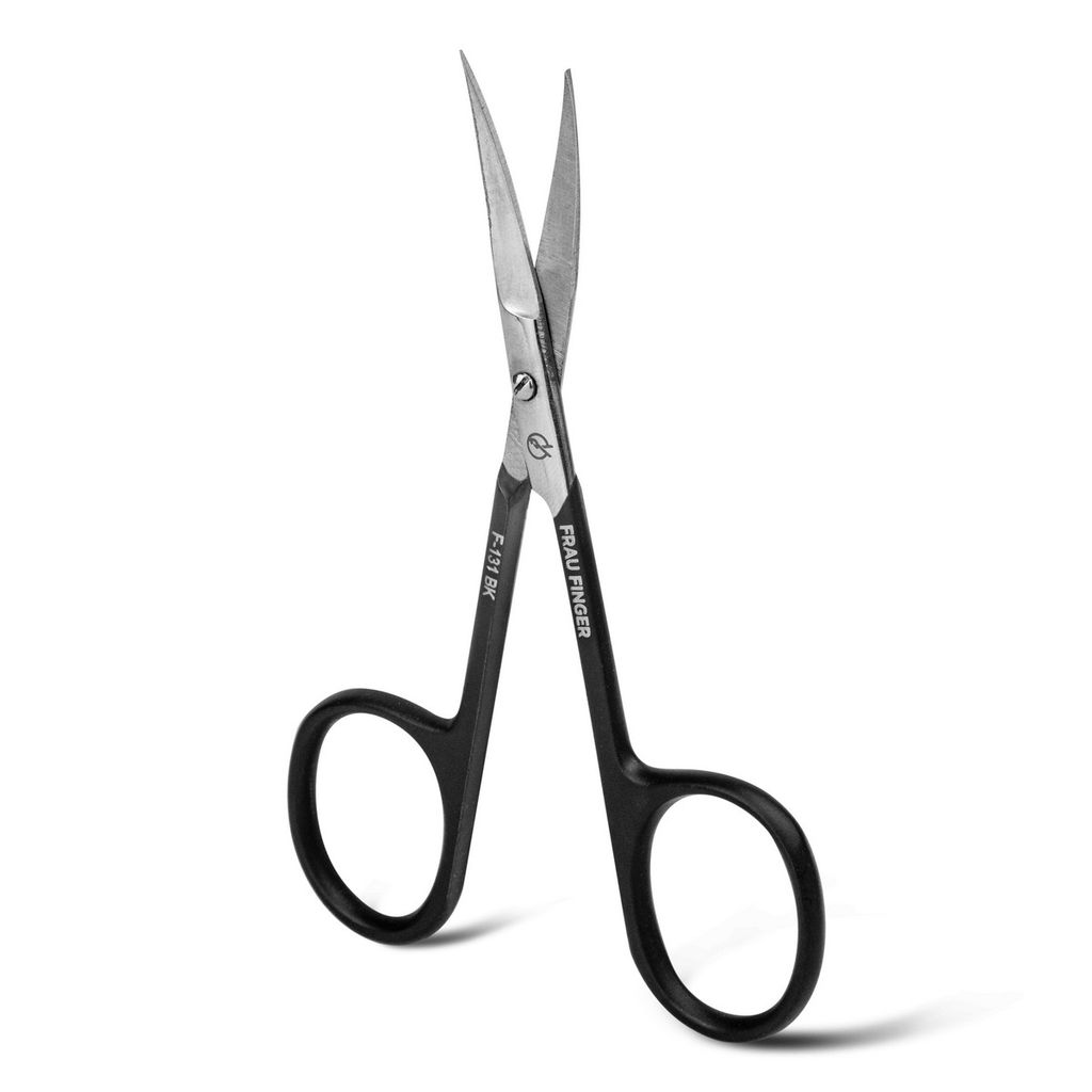 Frau Finger Ножницы маникюрные для кутикулы изогнутые / Classic FS-131BM, матовые, ручная заточка, 10 см