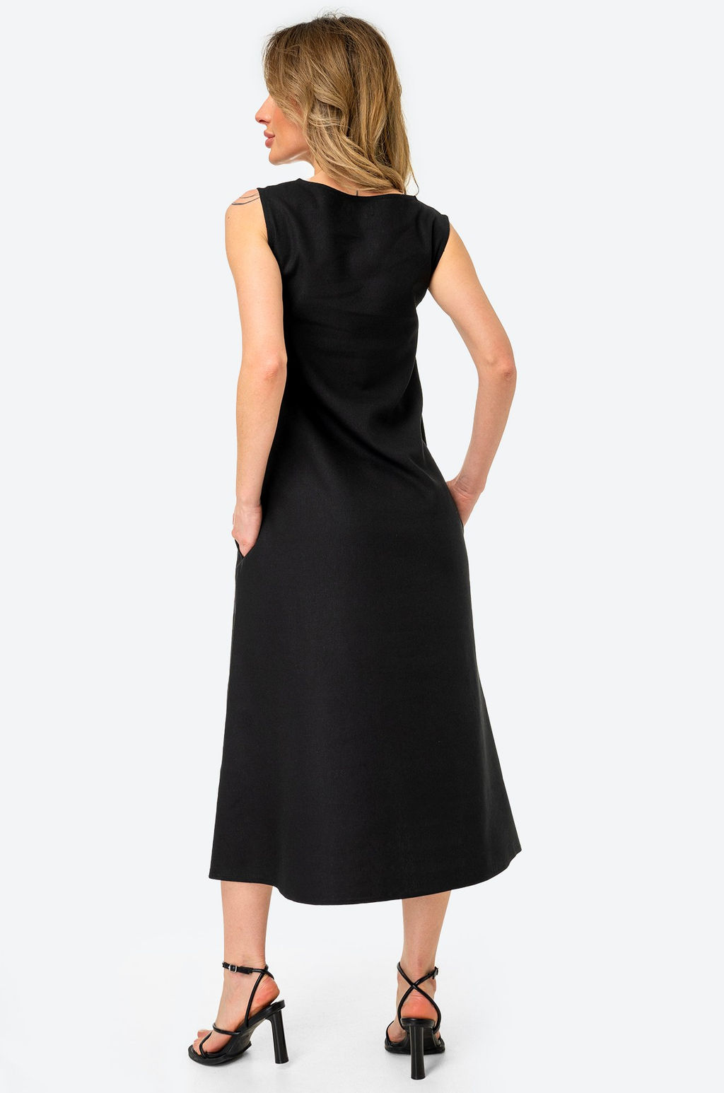 Женское льняное платье Happyfox