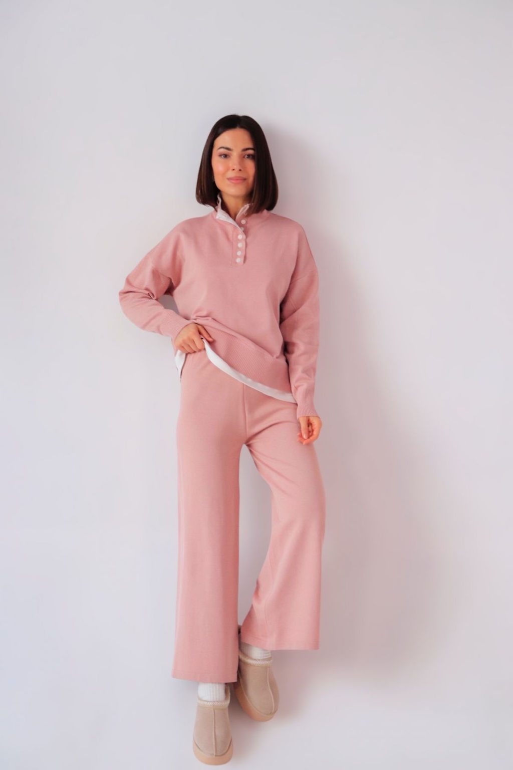 Martichelli Костюм трикотажный пудровый  фото 3