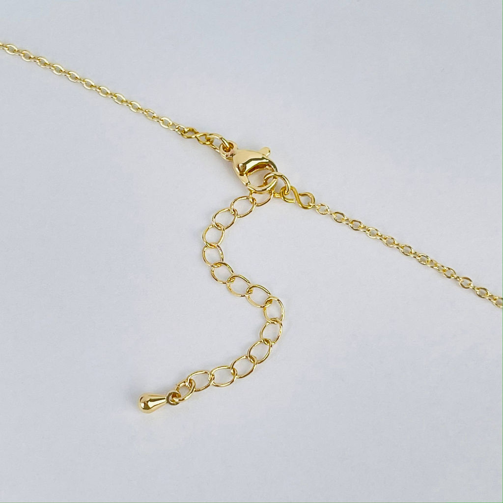 Кулон на цепочке из Сапфира 45 см +