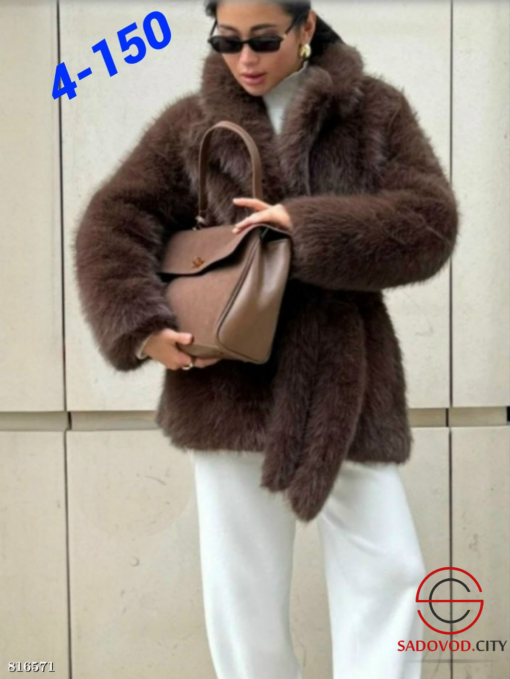 Шуба женская из искусственного меха - Bruno фото 3