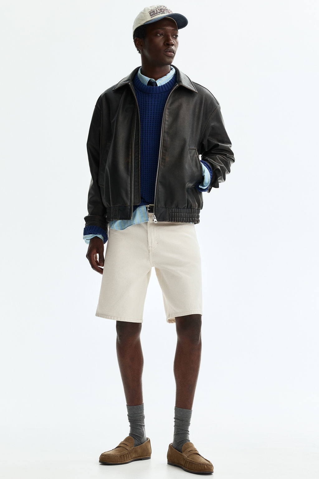 Bermudas en denim Relaxed Fit - H&m фото 8