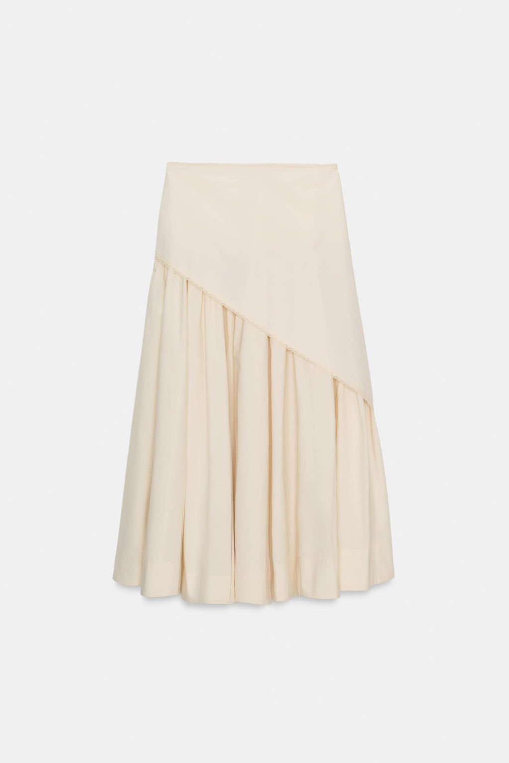 VOLUME SCARF MIDI SKIRT - Zara фото 11