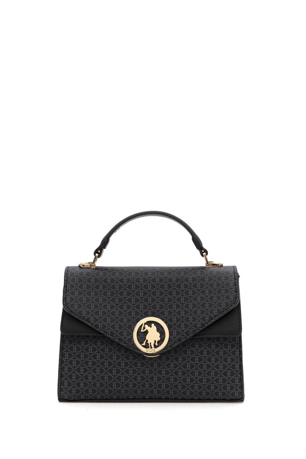 U. S. Polo Assn / Женская черная сумка через плечо - U.s. polo assn фото 3