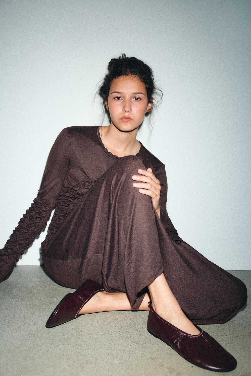 SOFT LEATHER BALLET FLATS