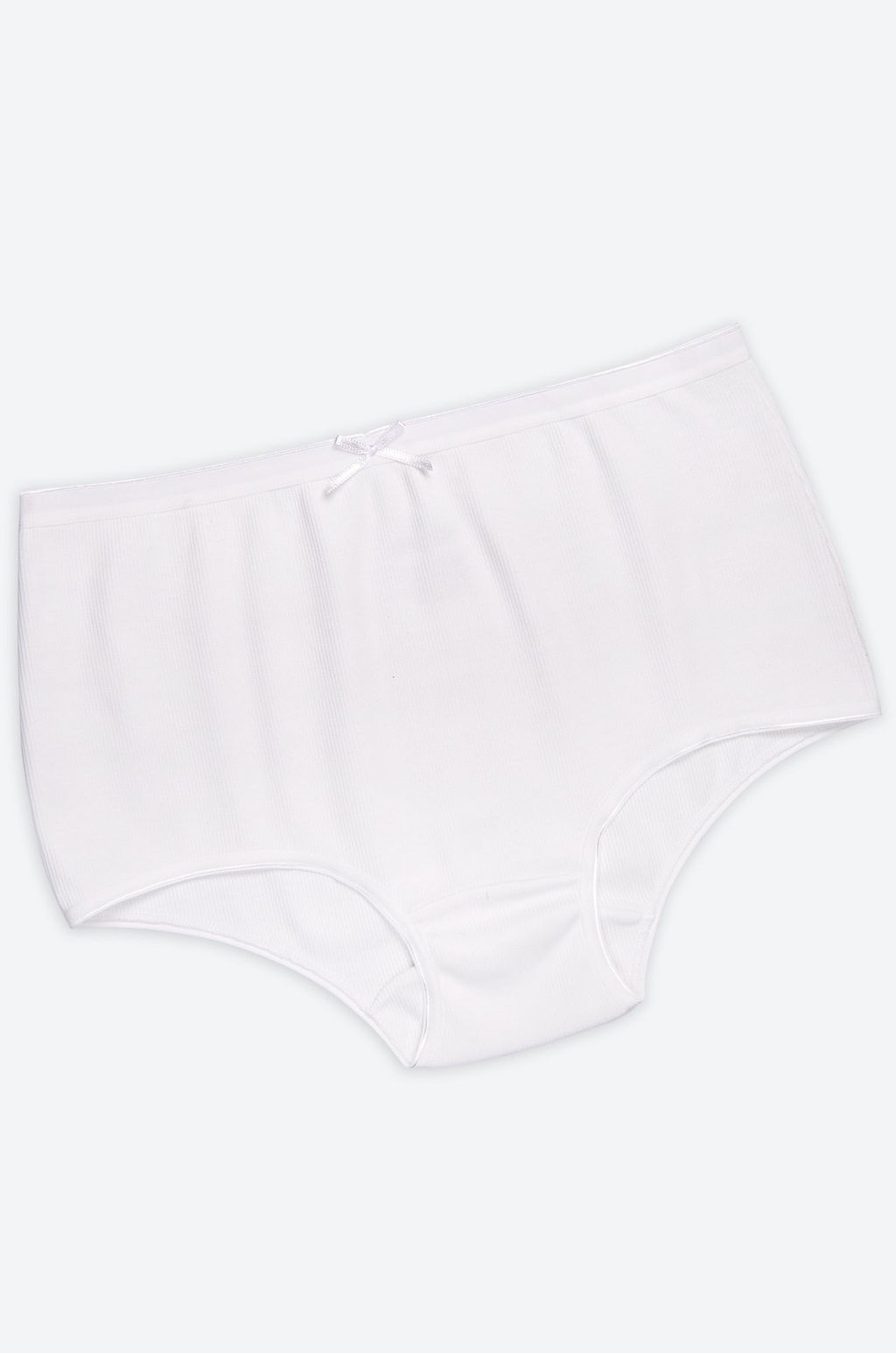 Женские трусы-шортики в рубчик с высокой посадкой Baykar  фото 6