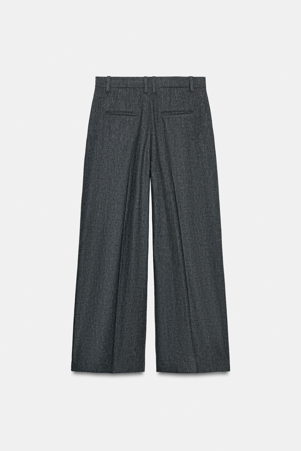 ZW COLLECTION WIDE-LEG DARTED TROUSERS - Zara фото 8