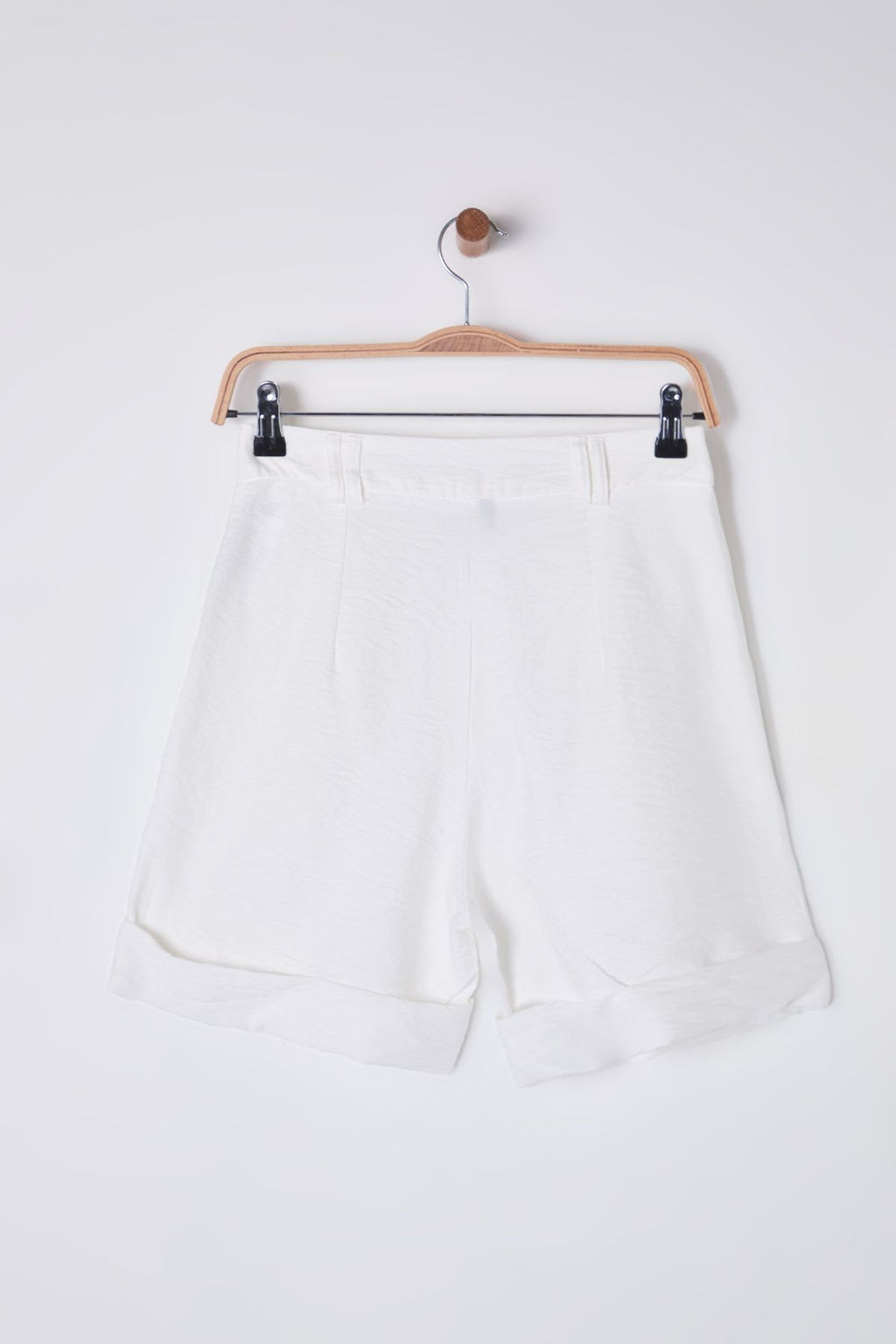 TRENDYOLMILLA Beyaz Pacas? K?v?rmal? Dokuma Sort TWOSS21SR0146  фото 9