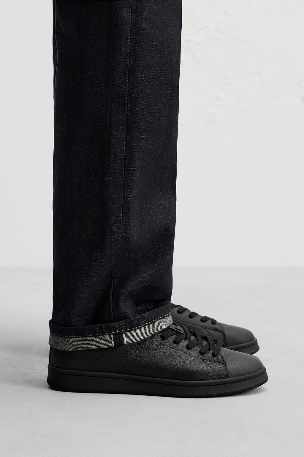 LEATHER TRAINERS - Zara фото 4