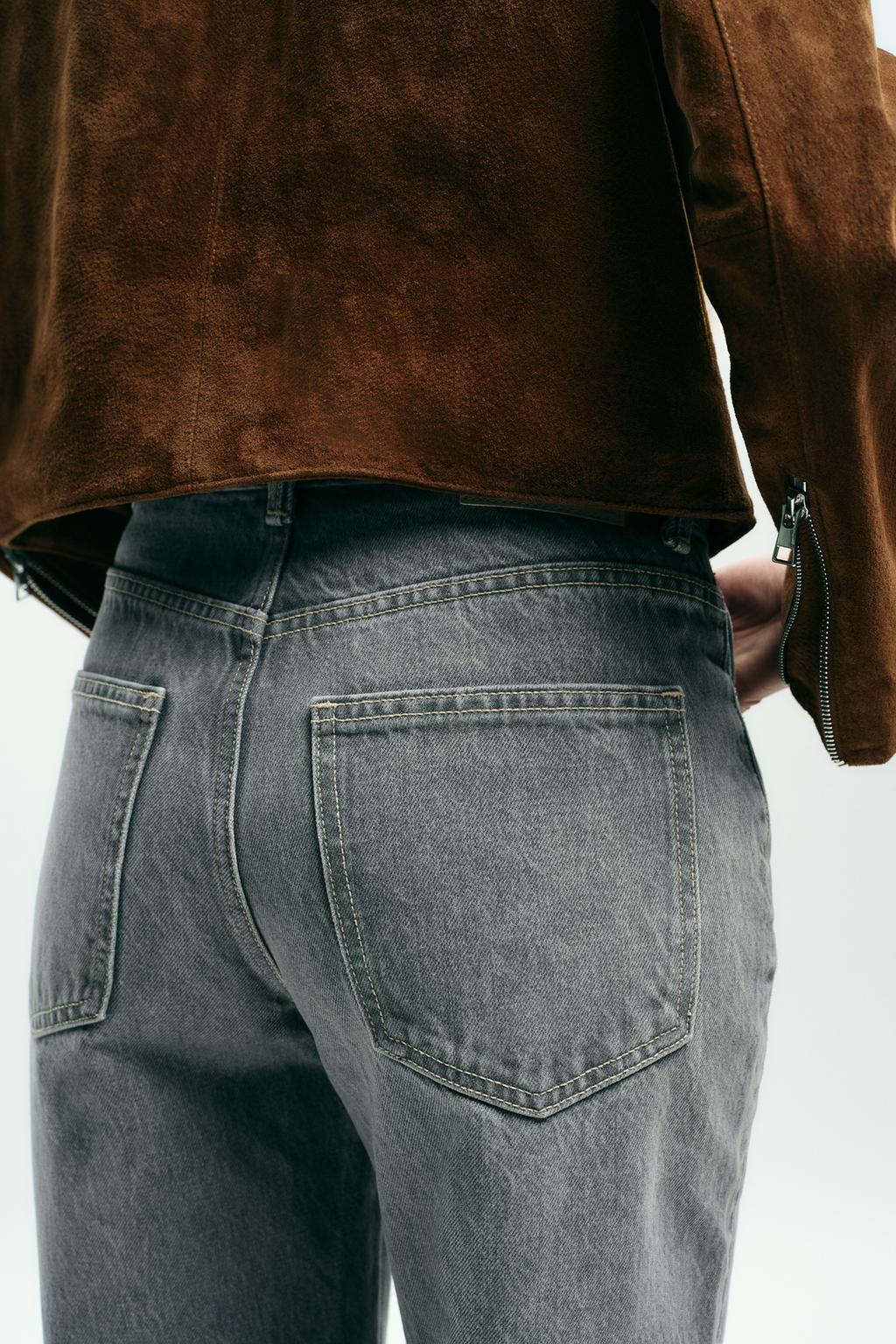 Z1975 REGULAR FIT HIGH-WAIST JEANS WITH BELT - Zara фото 14