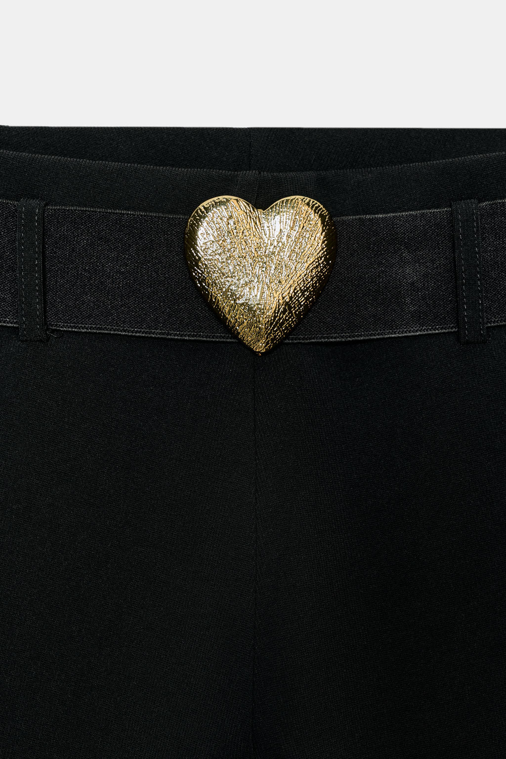 STRETCH TROUSERS WITH HEART BELT - Zara фото 5
