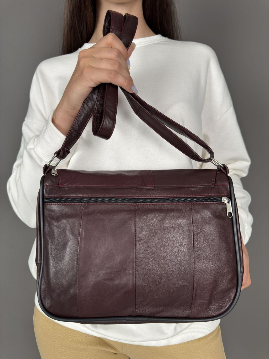 Сумка женская из телячьей кожи