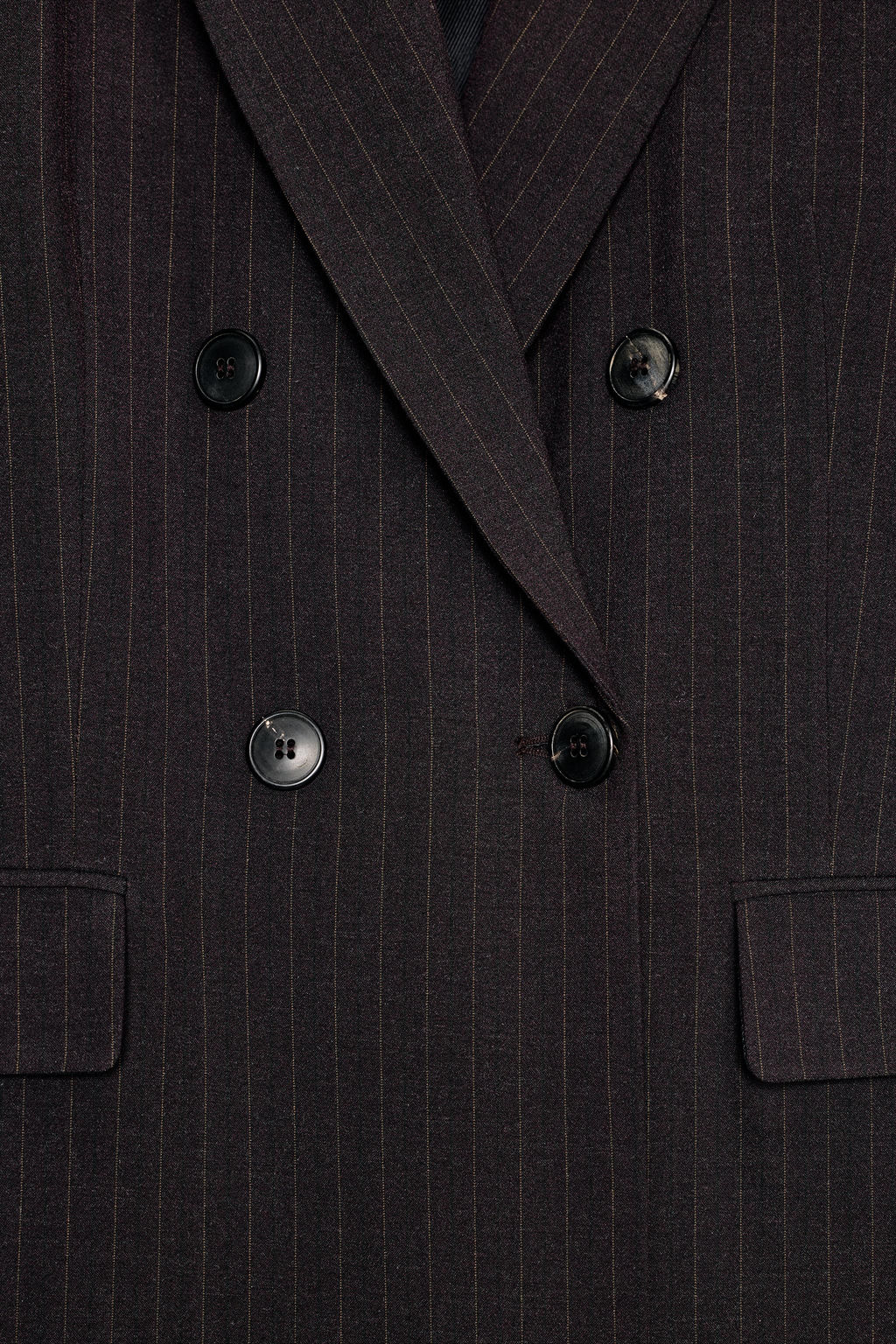 OVERSIZED DOUBLE-BREASTED PINSTRIPE BLAZER - Zara фото 7