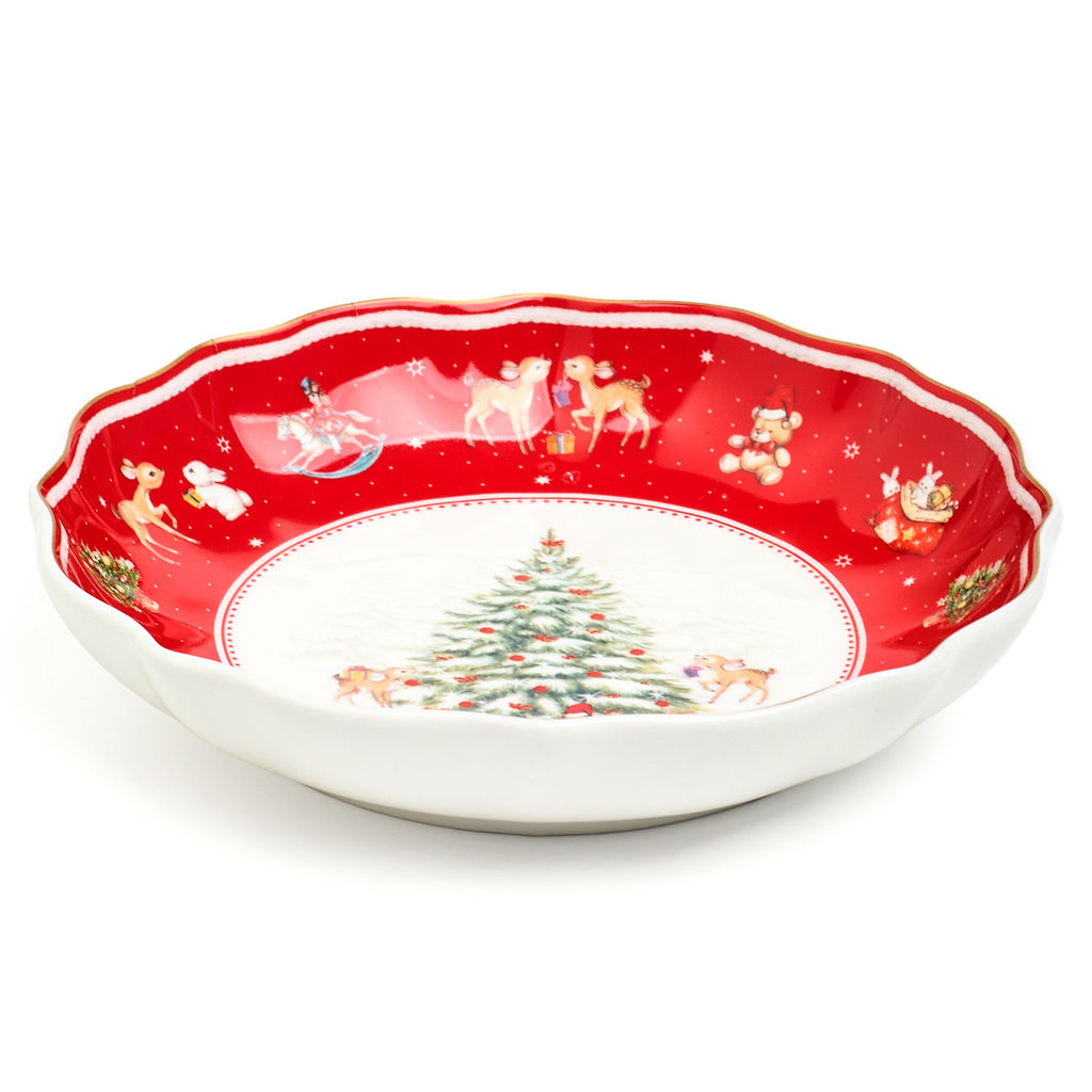 БЛЮДО LEFARD С НОВЫМ ГОДОМ! 16*3,5 СМ КРАСНОЕ  фото 2