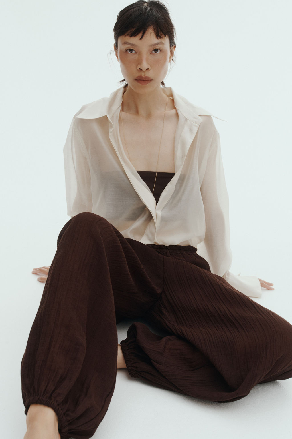 Pantal?n globo con cord?n de ajuste - H&m фото 5