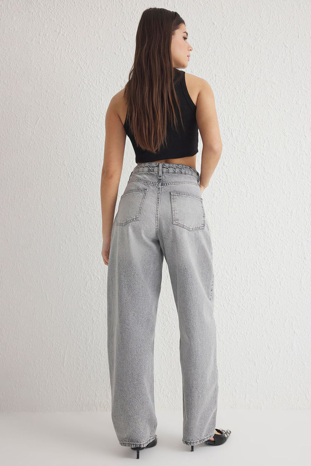 Ac?k Mavi Normal Bel Loose Baggy Jeans TWOSS25JE00063 - Trendyolmilla фото 10