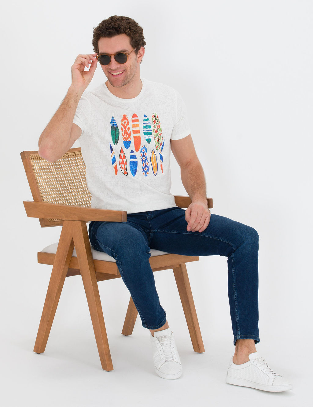 Белая облегающая футболка - Cacharel фото 4