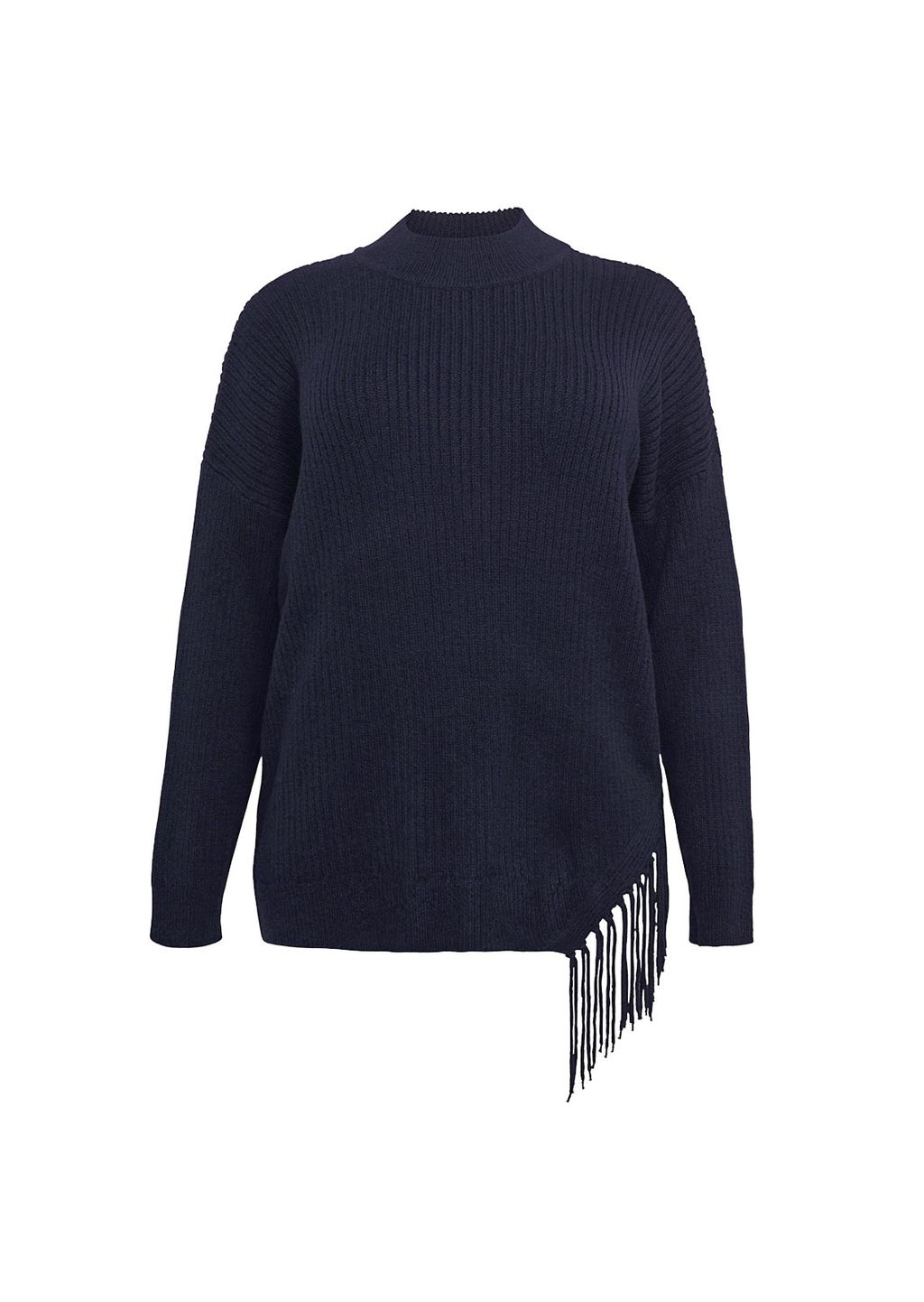 Пуловер, синий - Sheego фото 2