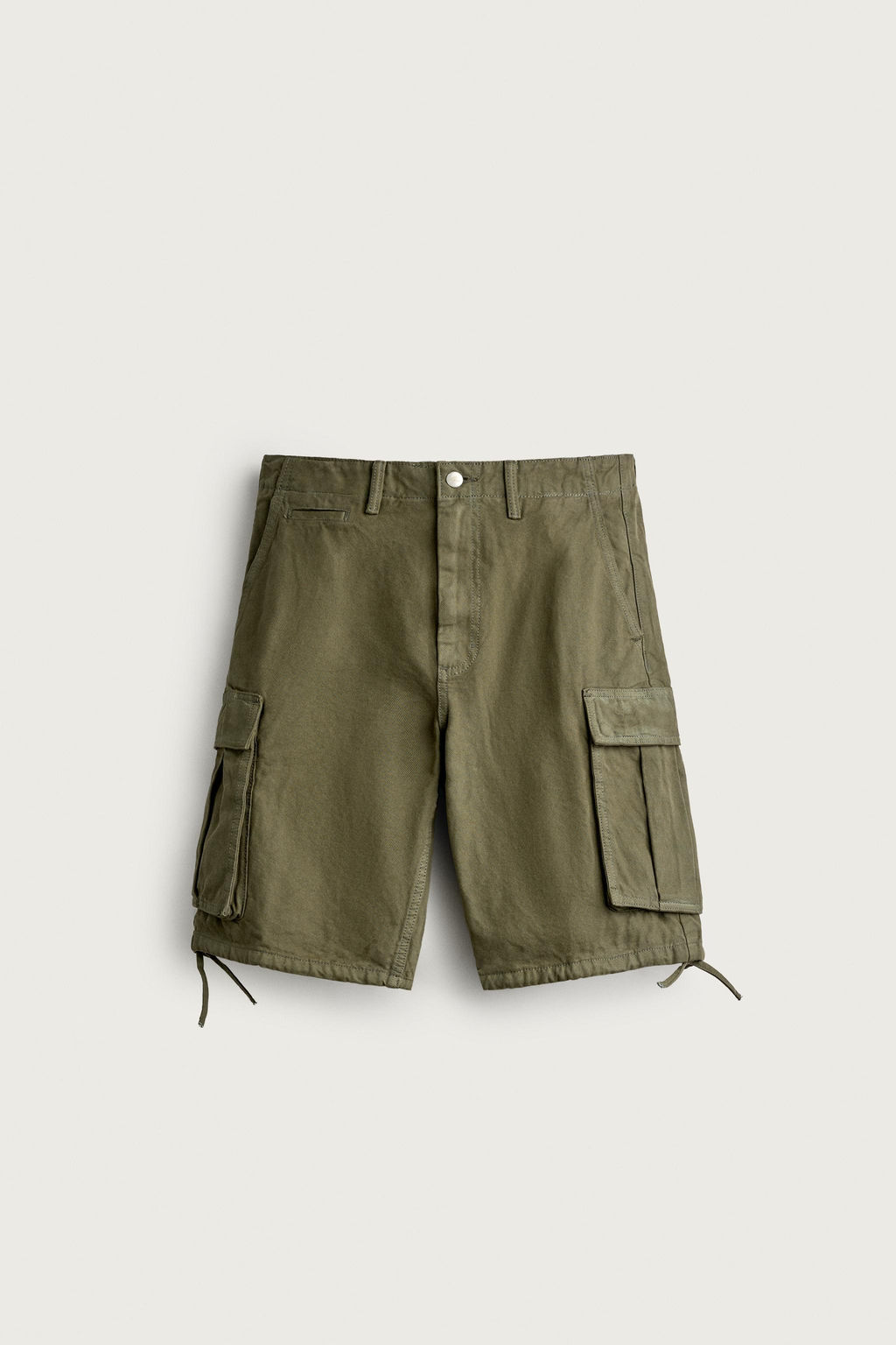 BERMUDA CARGO RELAXED FIT / Verde - Zara фото 7