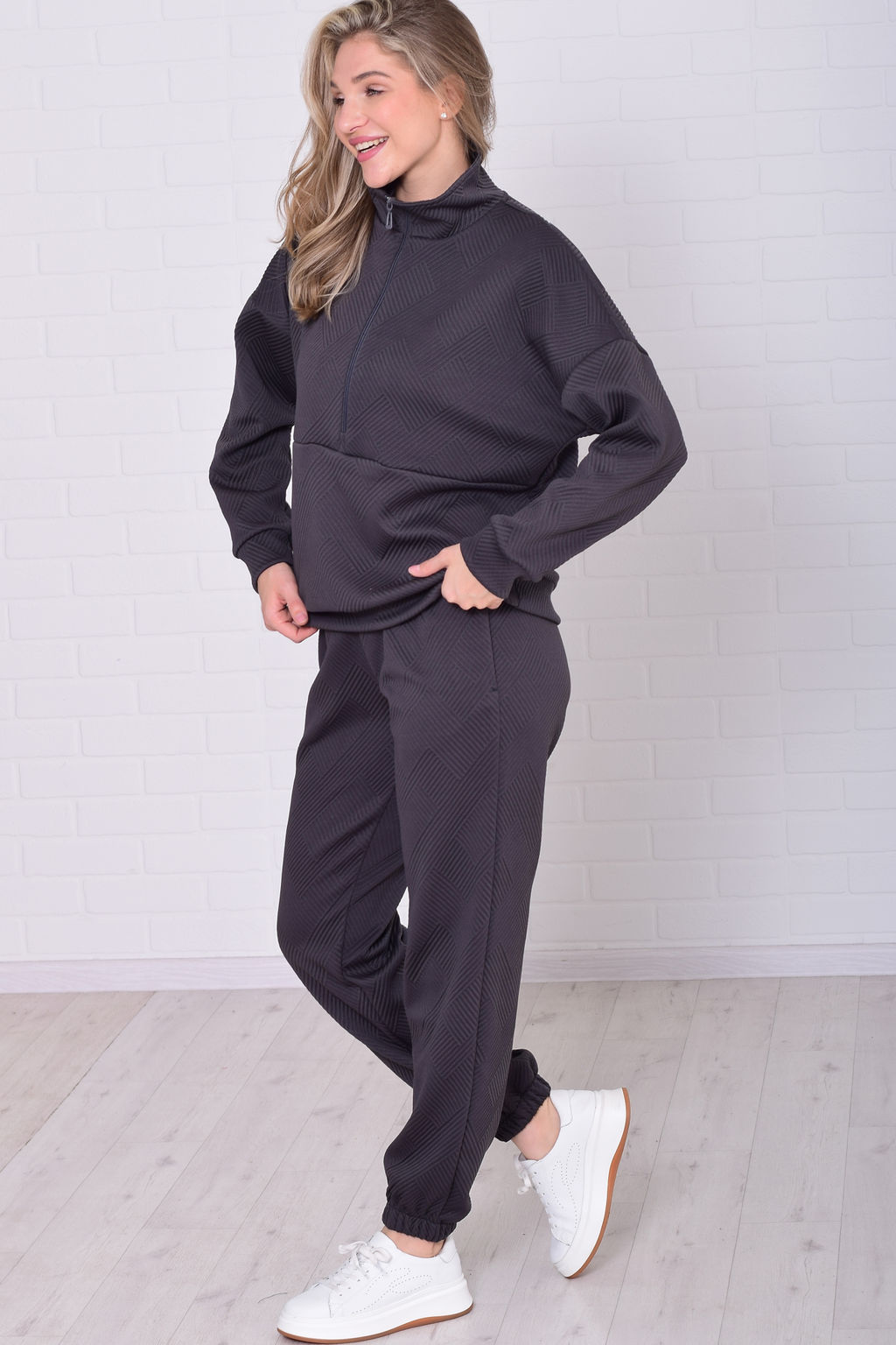 Костюм женский 5-354е (графит)