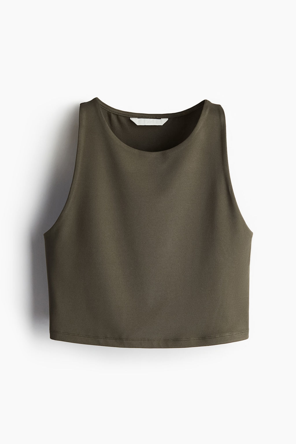 Top de microfibra cropped - H&m фото 5