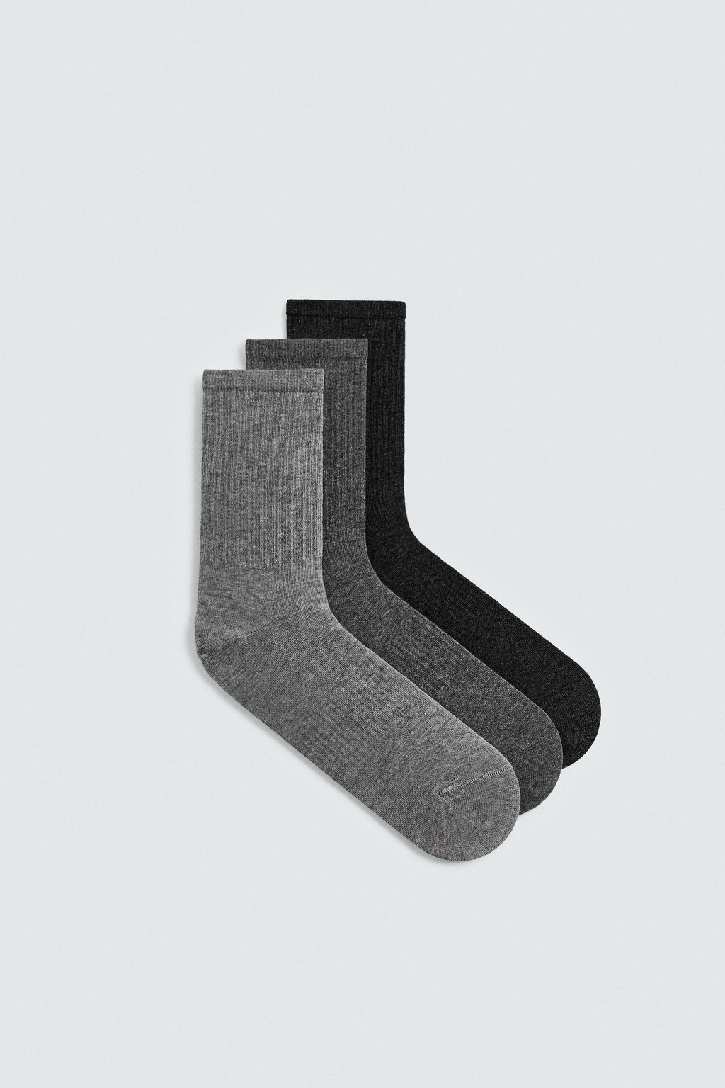 3-PACK OF RIBBED SOCKS - Zara фото 2