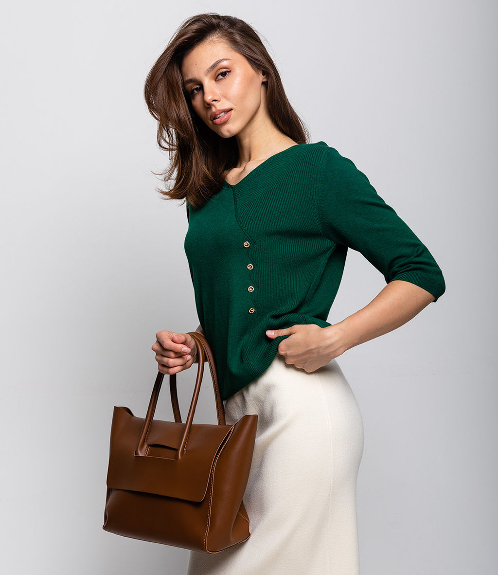 Джемпер #КТ9203 (2), изумрудный