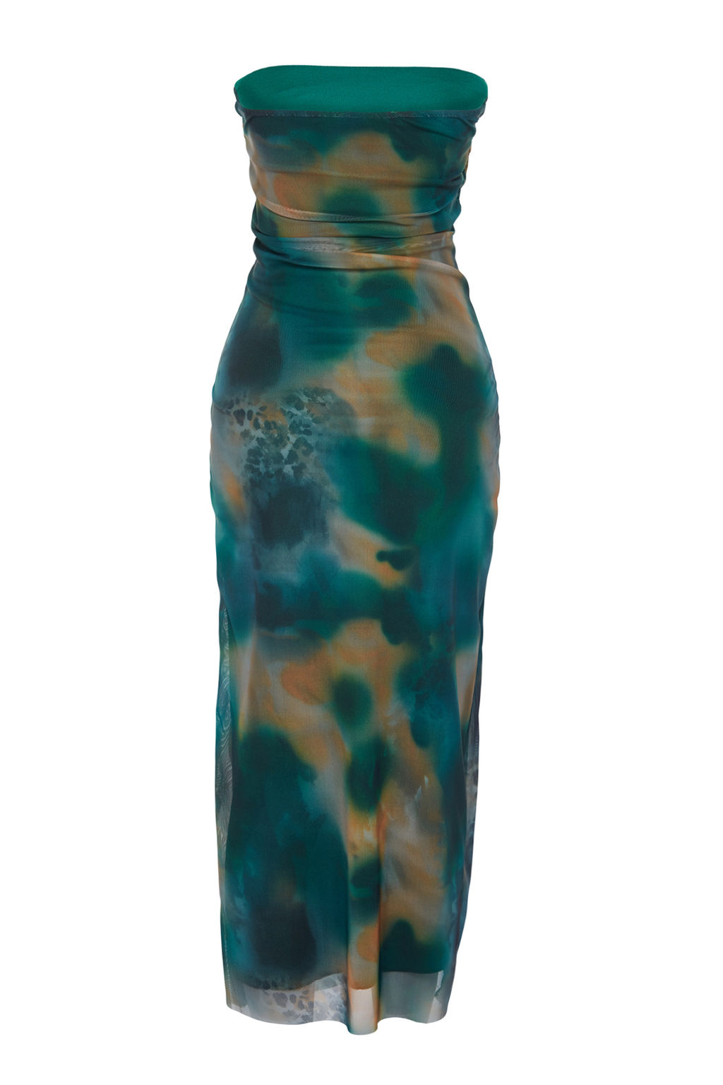 TRENDYOLMILLA Cok Renkli Vucuda Oturan Orme Tul S?k Abiye Elbise TPRAW24EL00303 фото 8