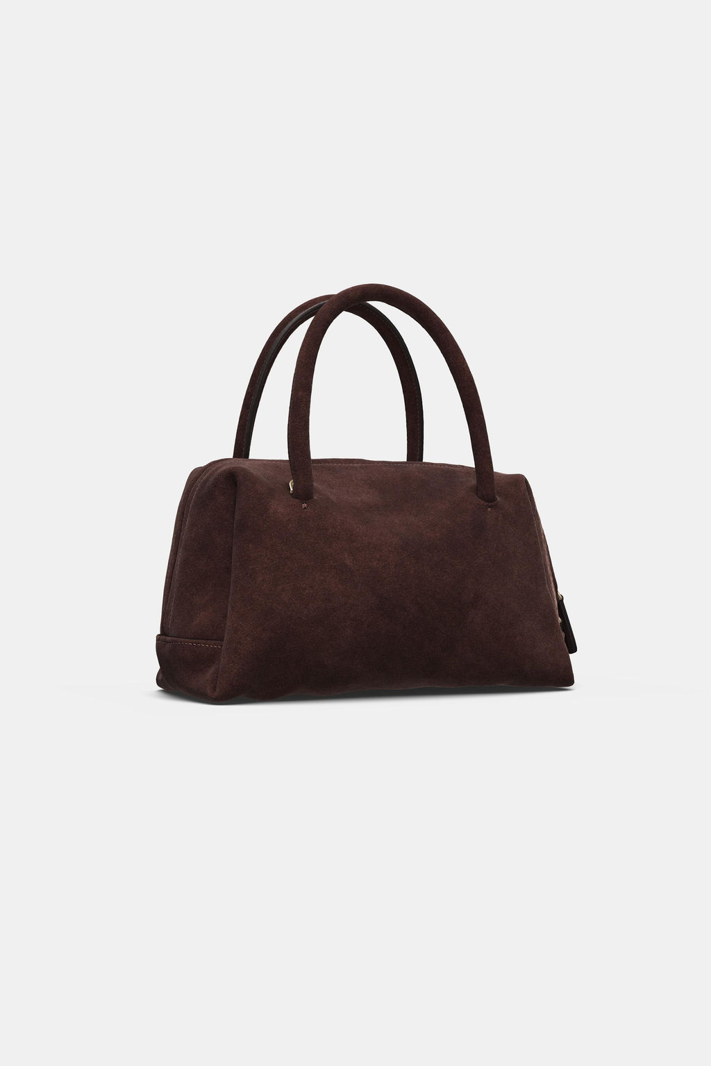 LEATHER BOWLING BAG - Zara фото 7