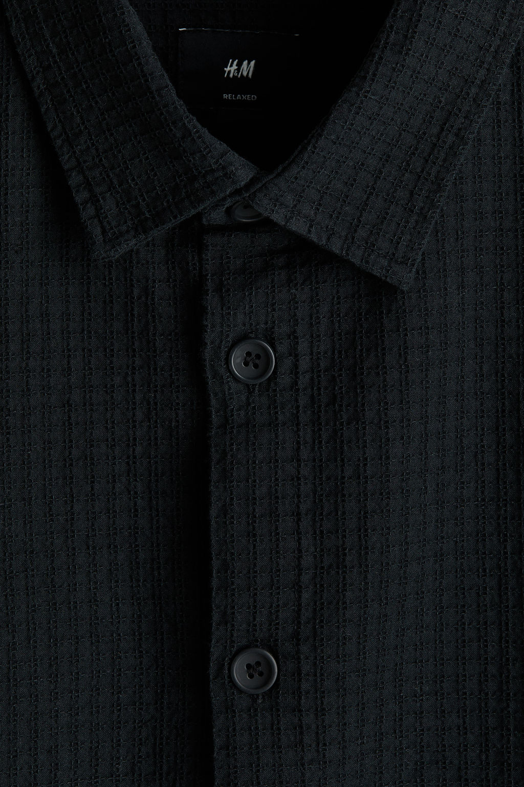 Camisa en mezcla de lino Relaxed Fit - H&m фото 3