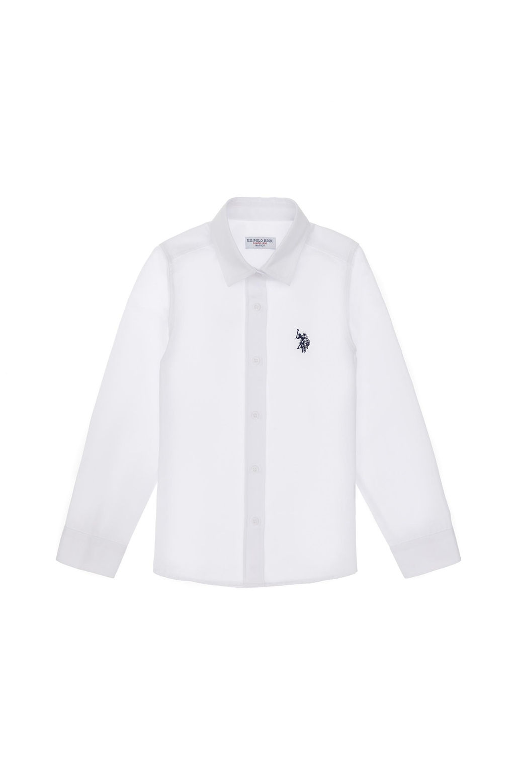 K_z _ocuk Beyaz Uzun Kollu Basic G_mlek Sepette S_rpriz _ndirim - U.s. polo assn фото 2