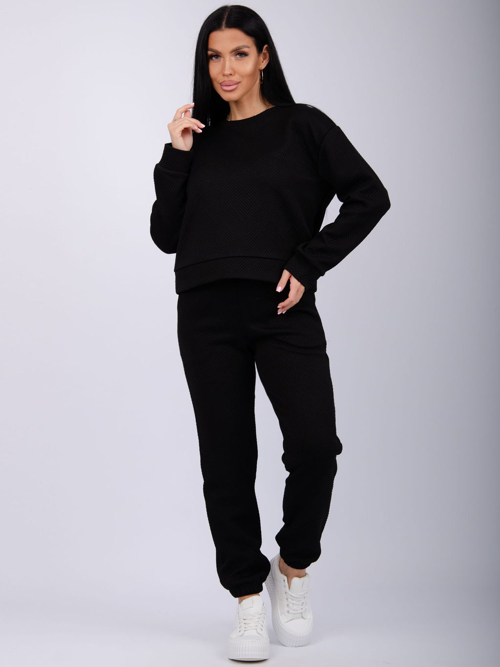 Костюм Богема 3, жаккард - Малина фото 40