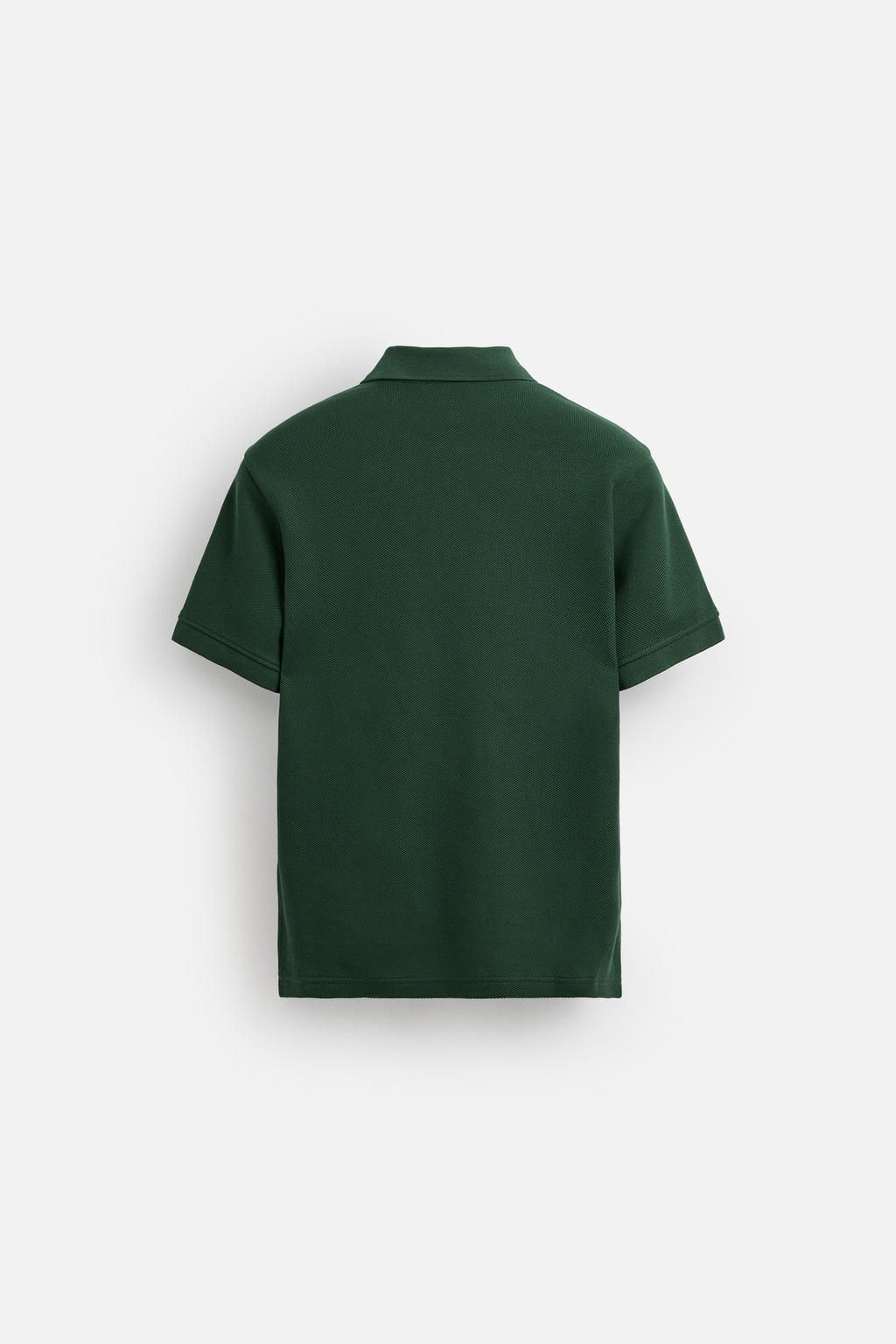 QUARTER-ZIP POLO SHIRT - Zara фото 31