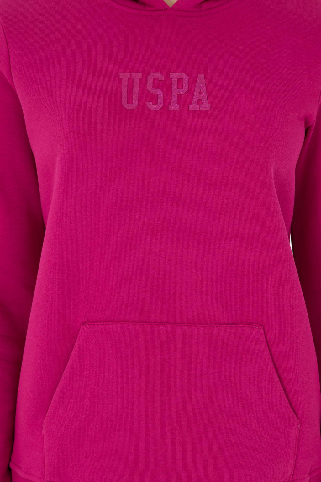 Женский базовый свитшот цвета фуксии Неожиданная скидка в корзине - U.s. polo assn фото 6