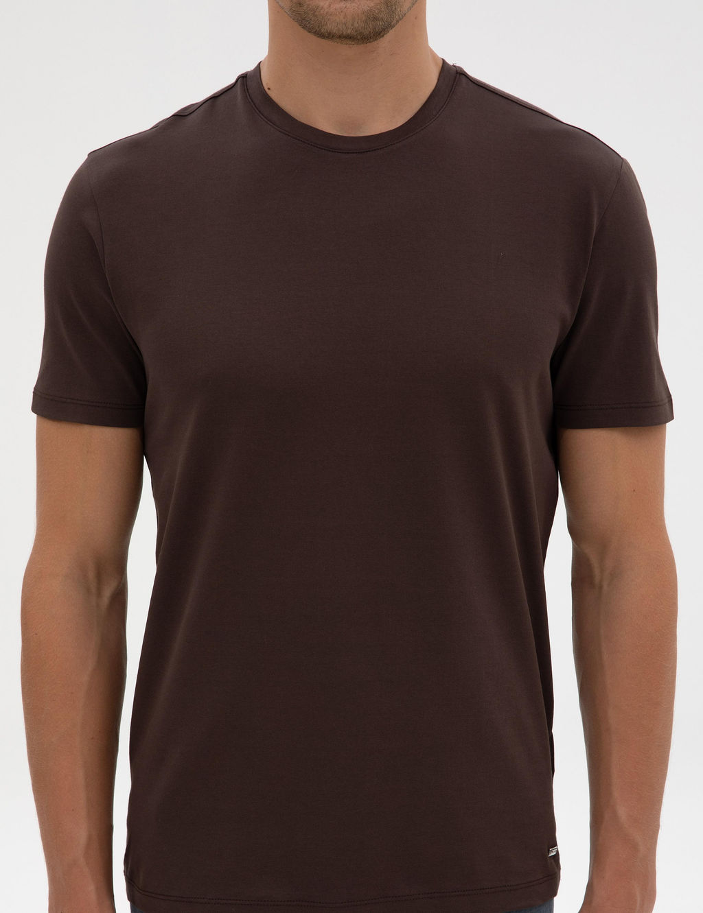 Kahverengi Slim Fit Basic Ti__rt - Pierre cardin фото 13