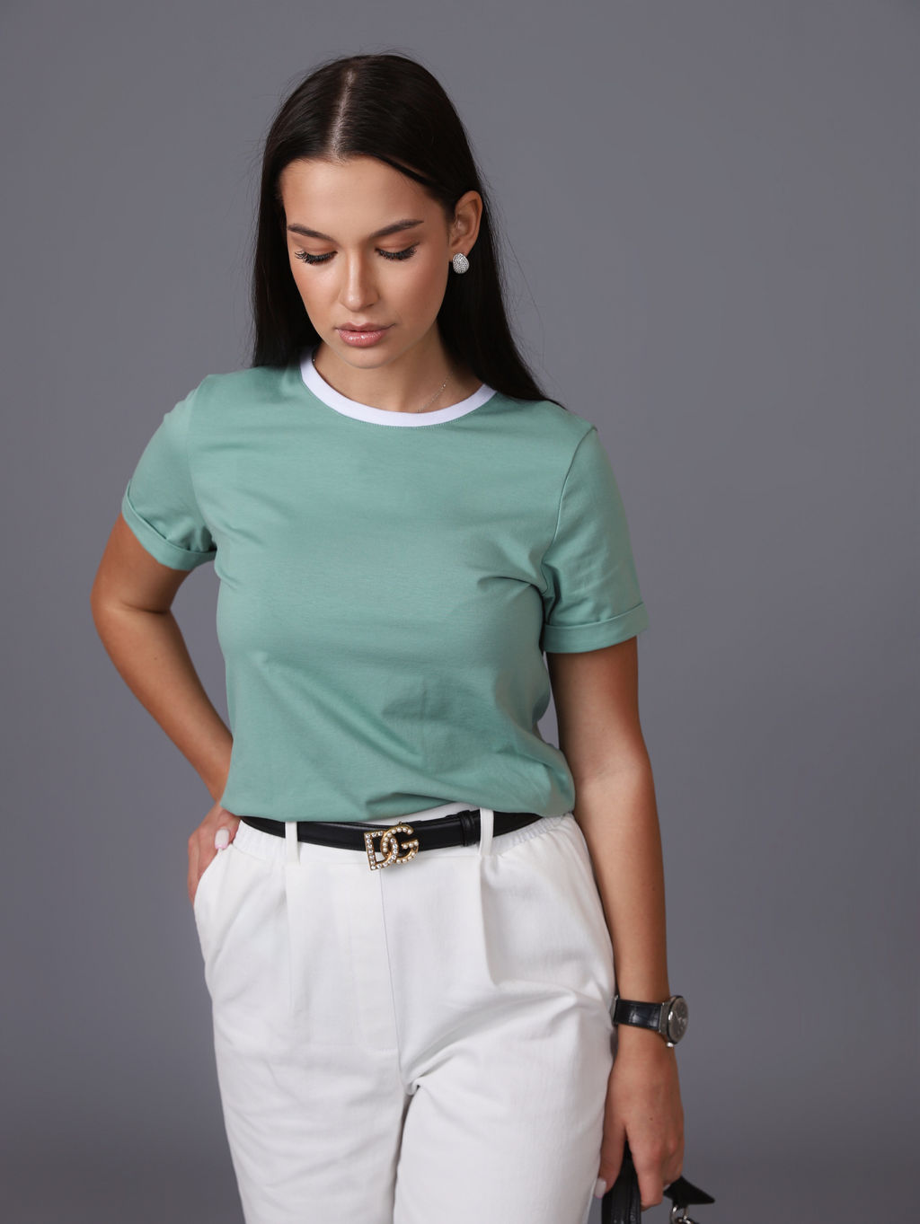 Женские Брюки широкие палаццо. С046 Белый от фабрики Спортсоло