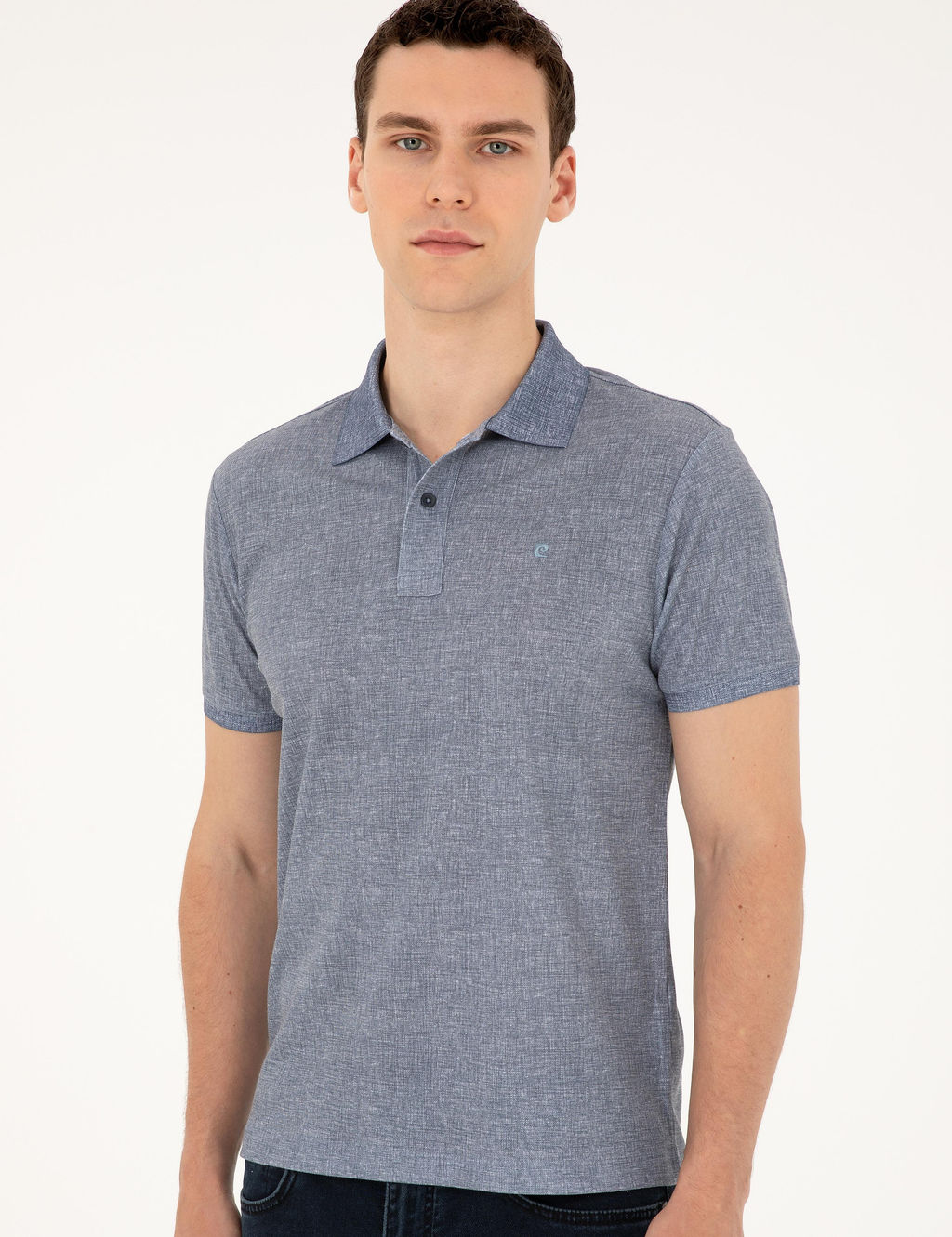 Lacivert Slim Fit Ti__rt - Pierre cardin фото 10