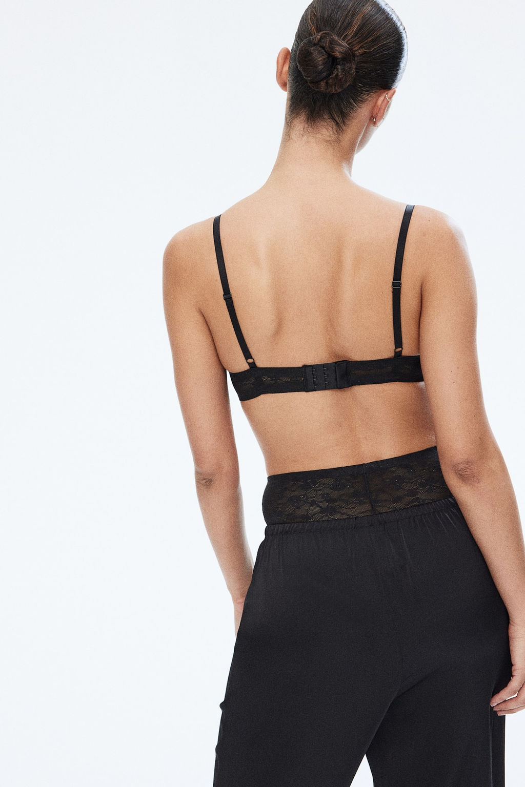 Sujetador de encaje acolchado sin aros - H&m фото 4