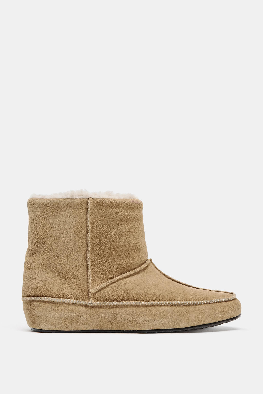 SOFT LEATHER ANKLE BOOTS - Zara фото 2