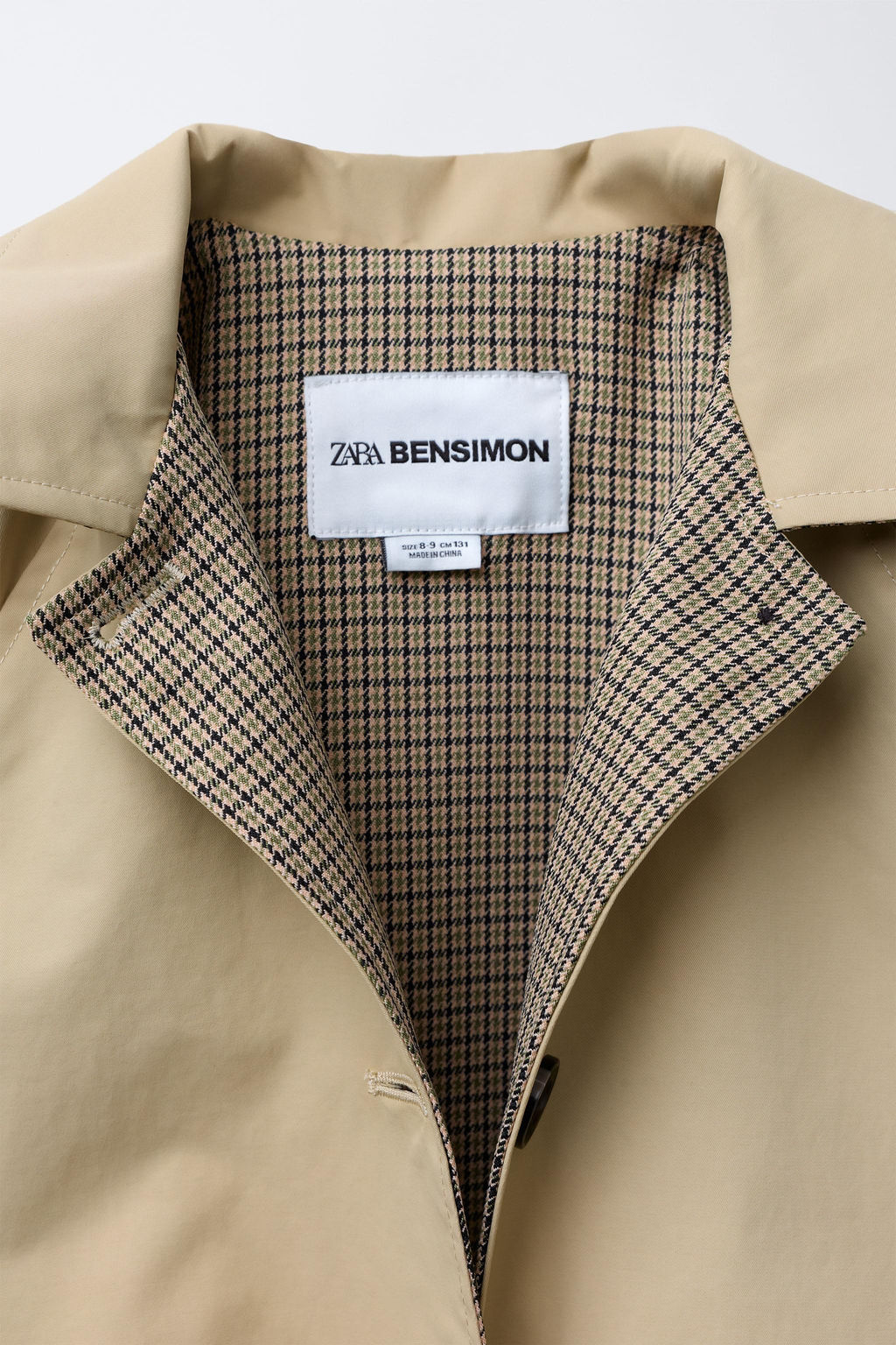 BENSIMON ® X ZARA LONG TRENCH COAT  фото 7