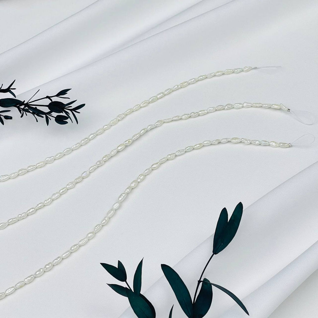 Бусины для украшений из белого Жемчуга 37 см