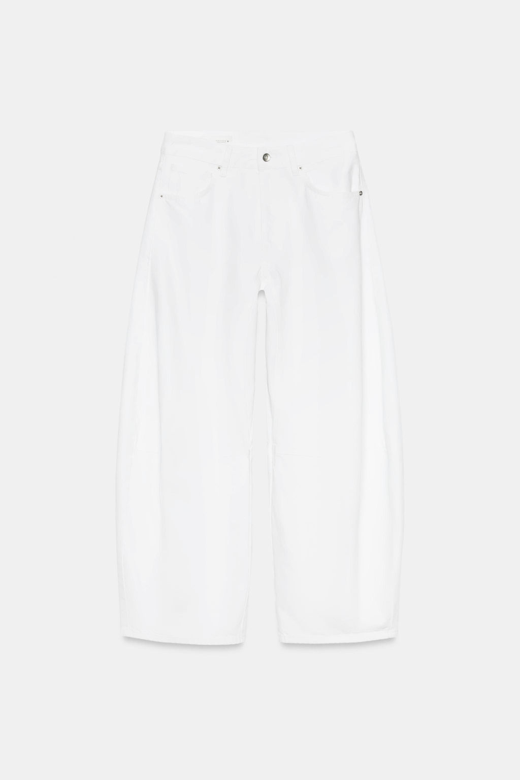 TRF BALLOON MID-WAIST JEANS - Zara фото 7