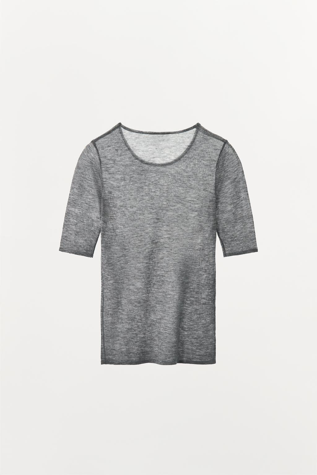 100% WOOL T-SHIRT - Zara фото 10