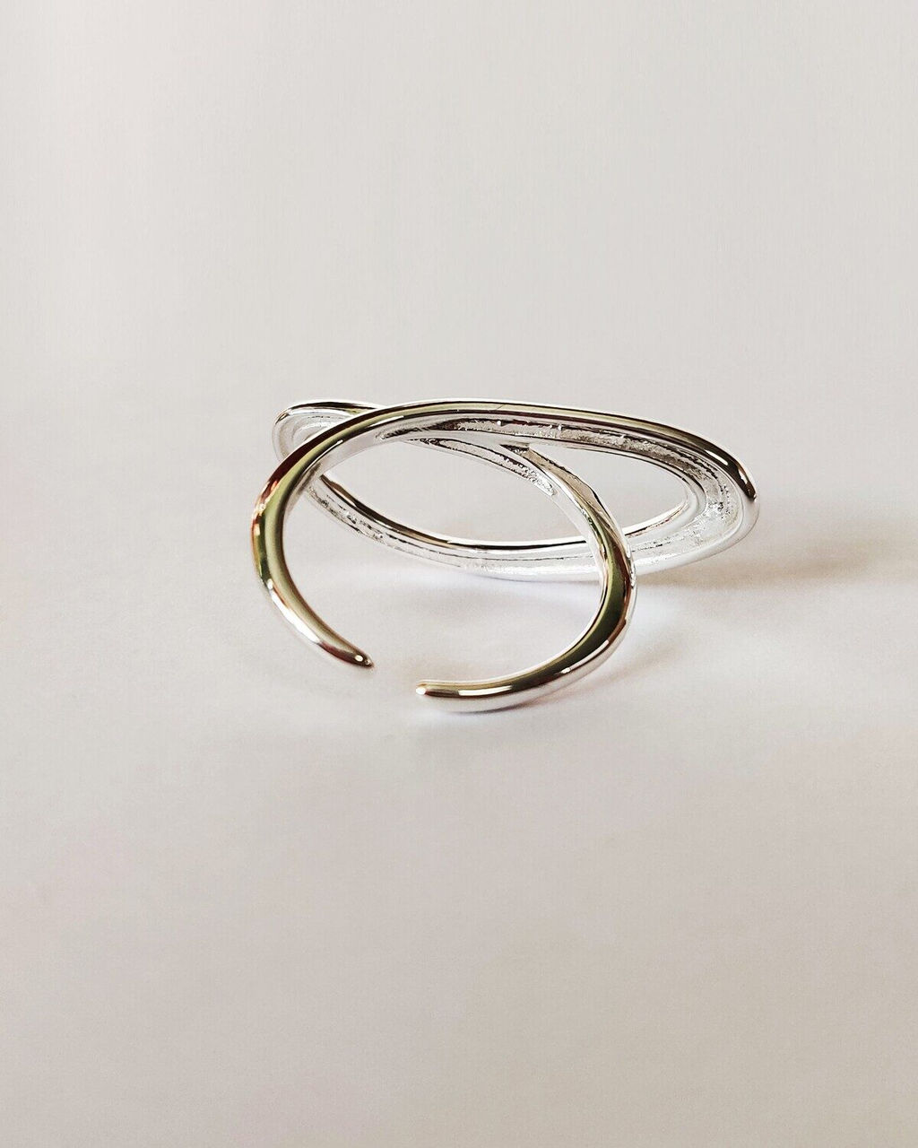 Кольцо с белым серебрением - Vel vett фото 2