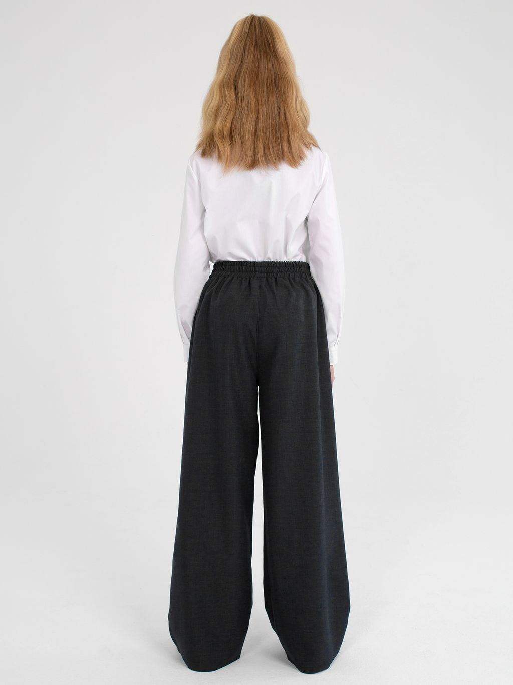 Брюки-палаццо для девочек - Синий мир фото 9